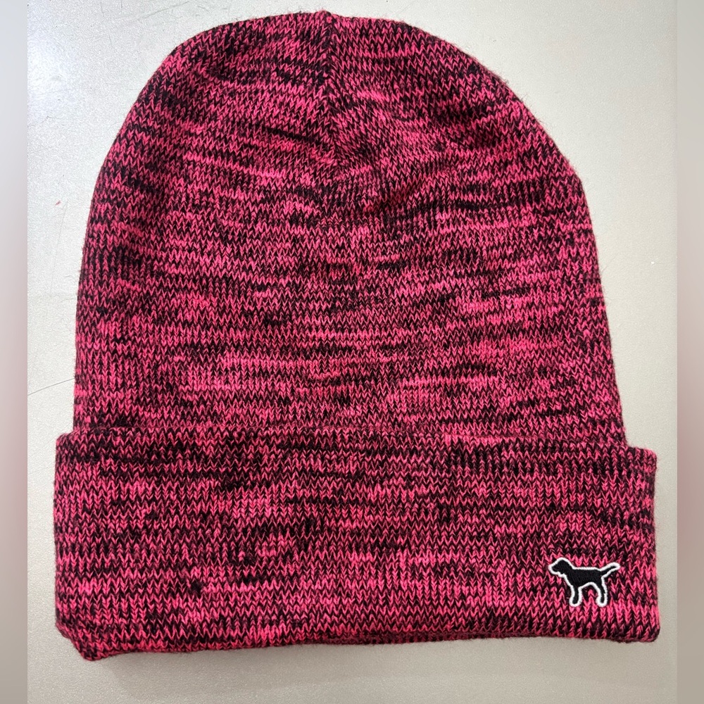 PINK Victoria's Secret women Marled Pink Beanie